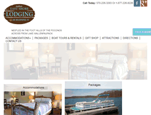 Tablet Screenshot of eastshorelodging.com